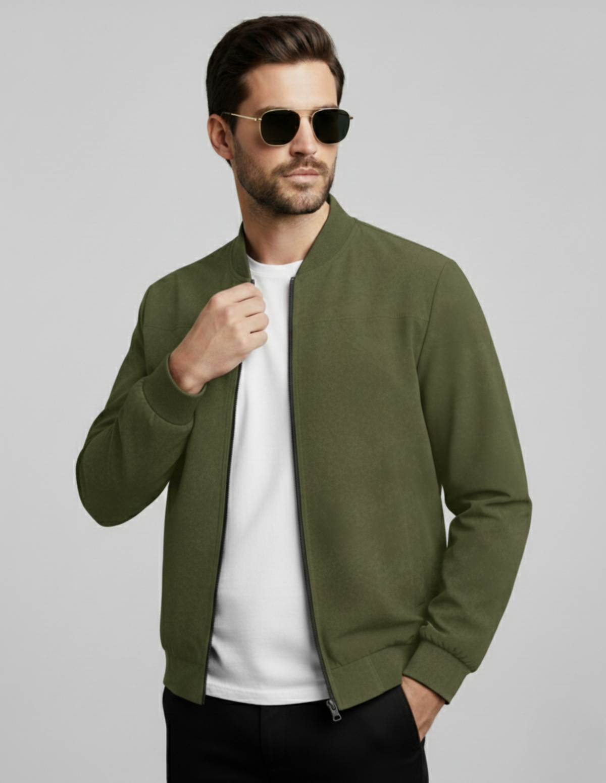 Avero Suede Bomber