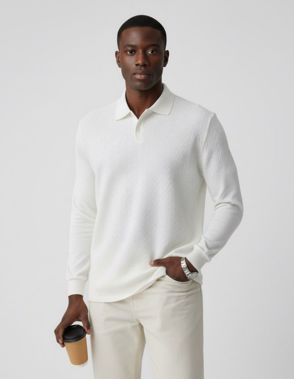 Arden Long Sleeve Polo