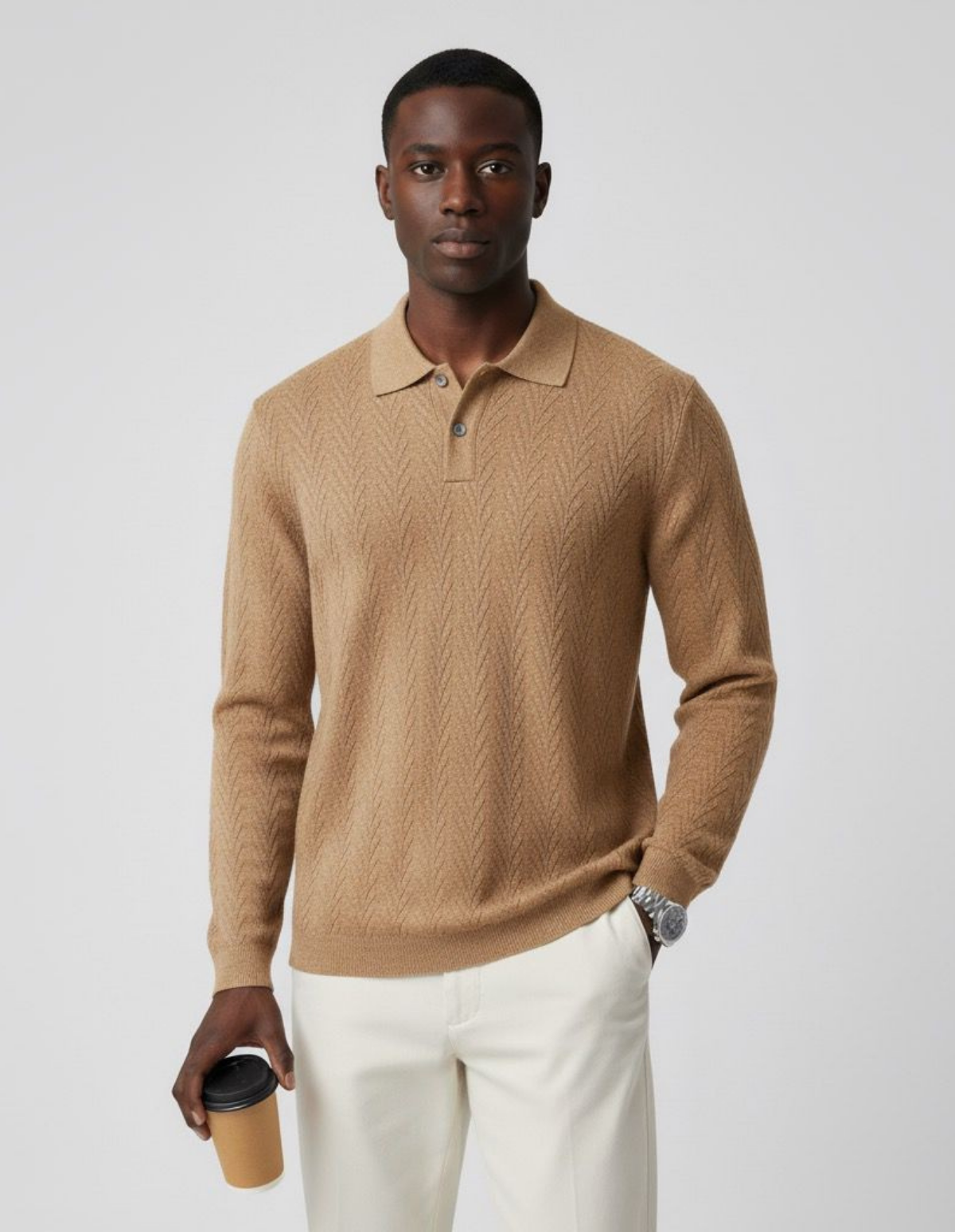Arden Long Sleeve Polo