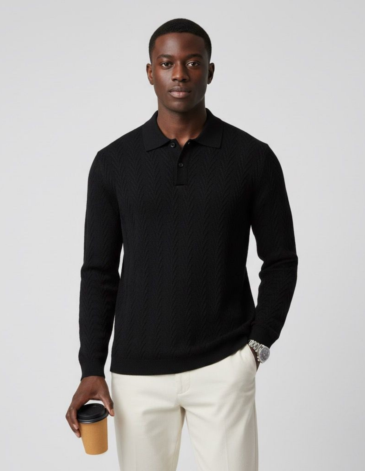 Arden Long Sleeve Polo