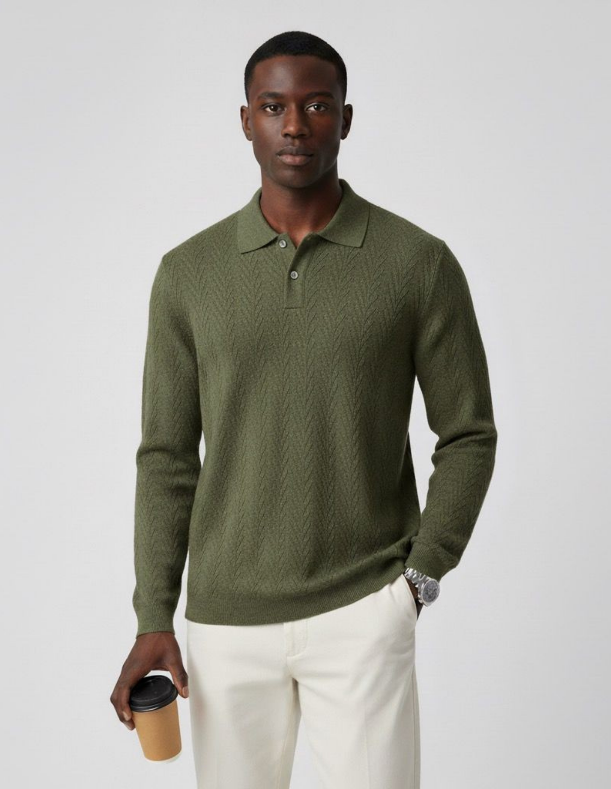 Arden Long Sleeve Polo