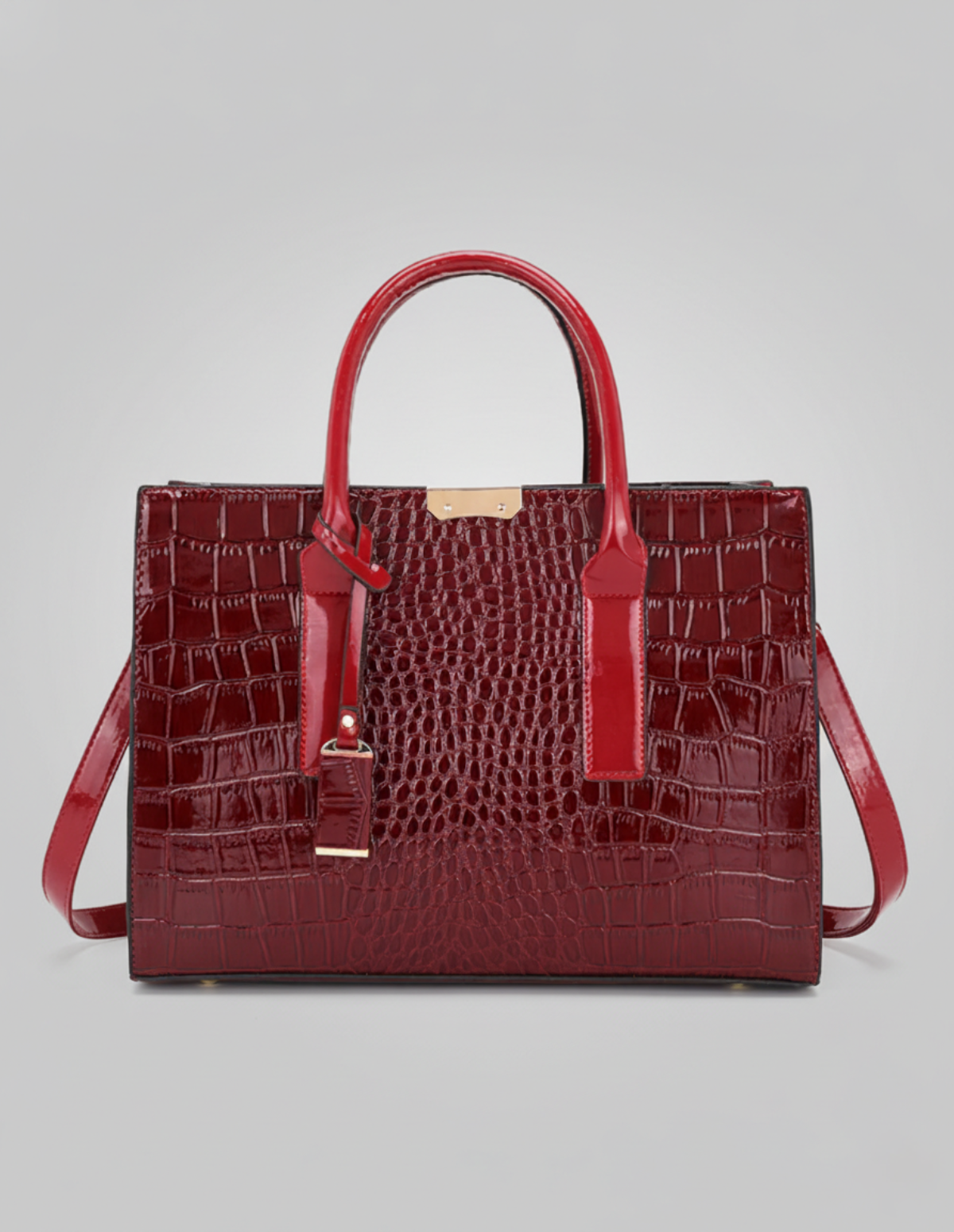 The Virelle Croc Tote