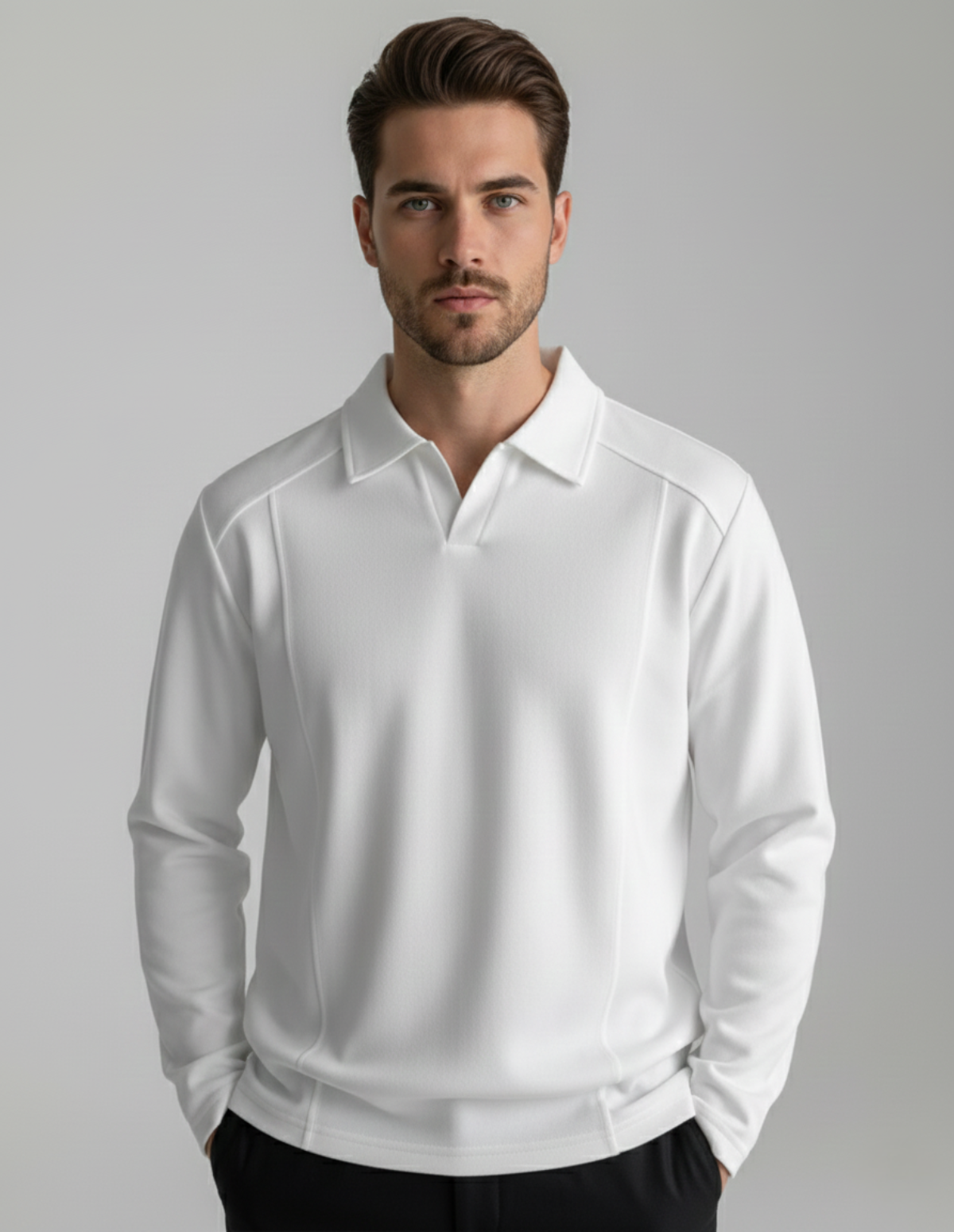 The Lorne Long-Sleeve Polo