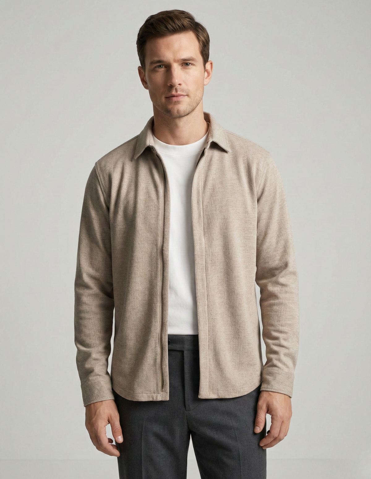 Ashford Wool Zip Shirt Jacket