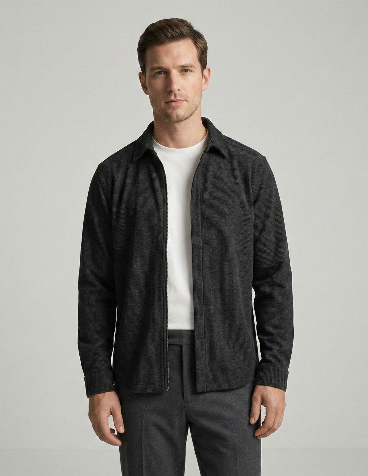 Ashford Wool Zip Shirt Jacket