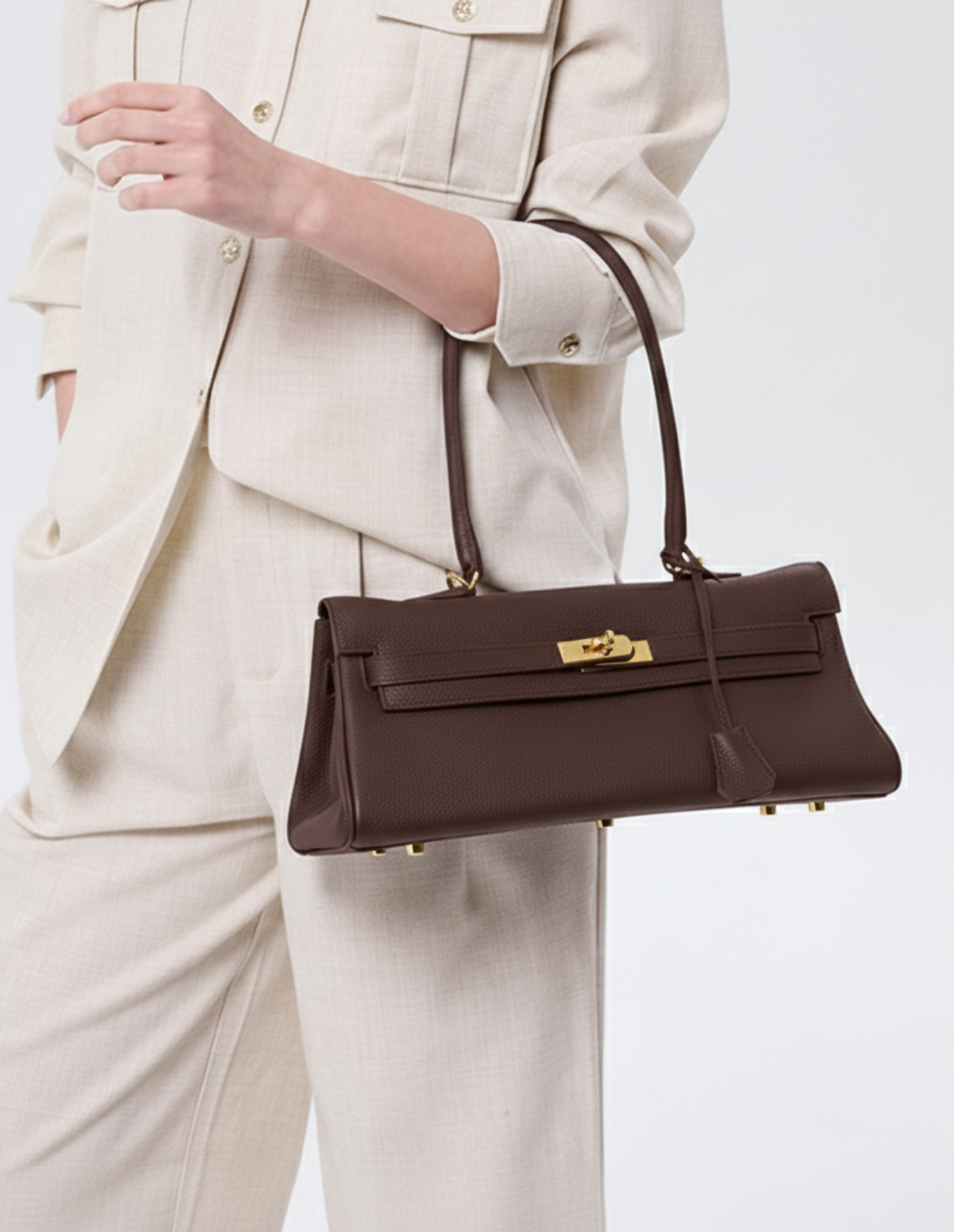 The Marais Kelly Underarm Leather Bag