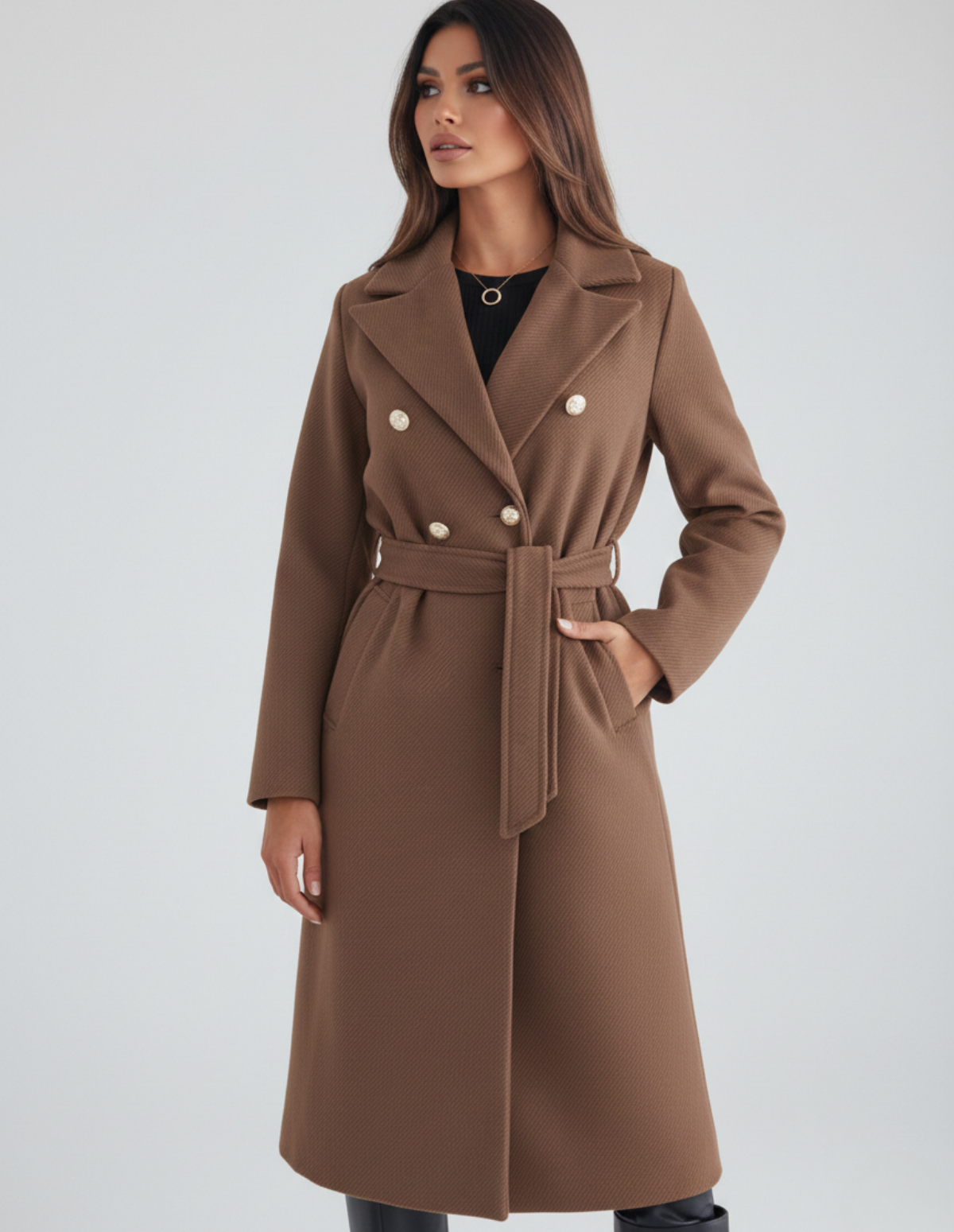 The Alderley Double-Breasted Wool Coat