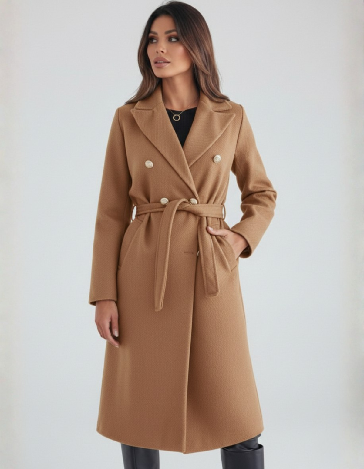 The Alderley Double-Breasted Wool Coat