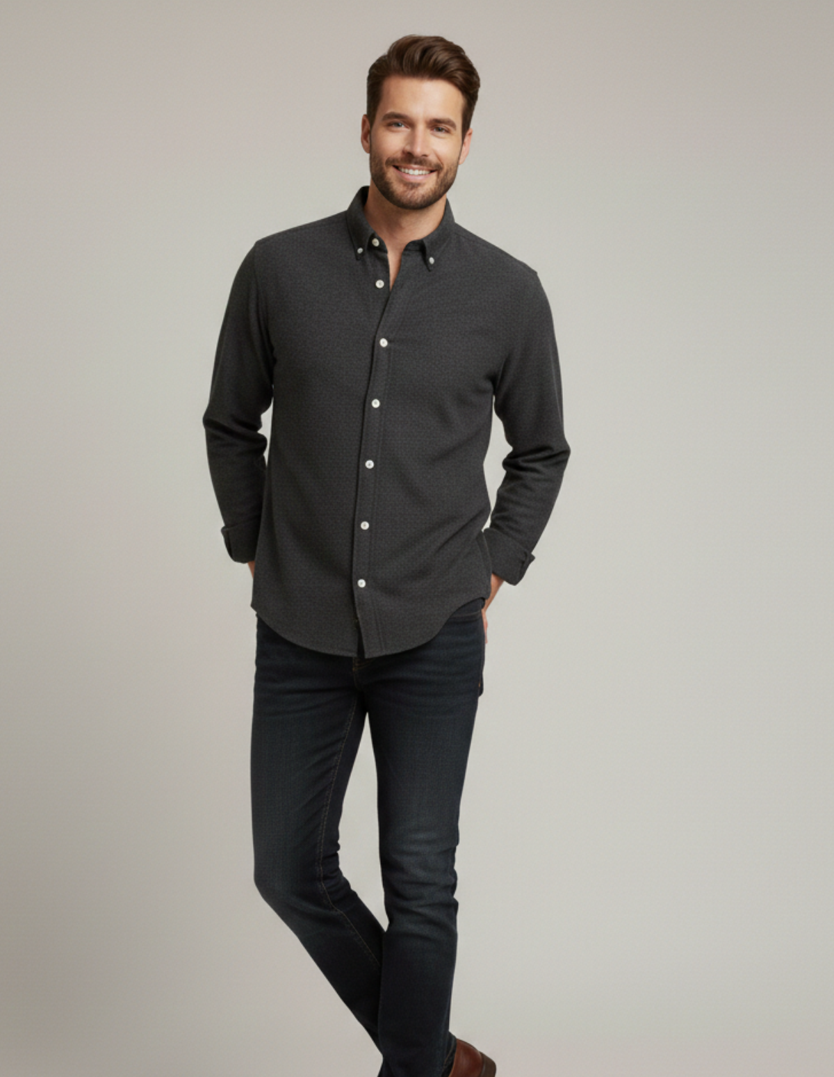 The Lexington Brushed Cotton Shirt