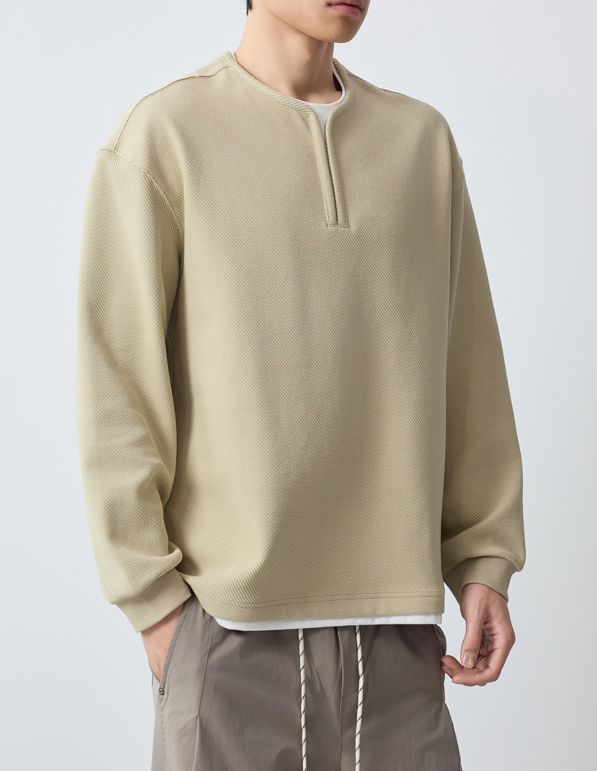 The Everly Henley Sweatshirt