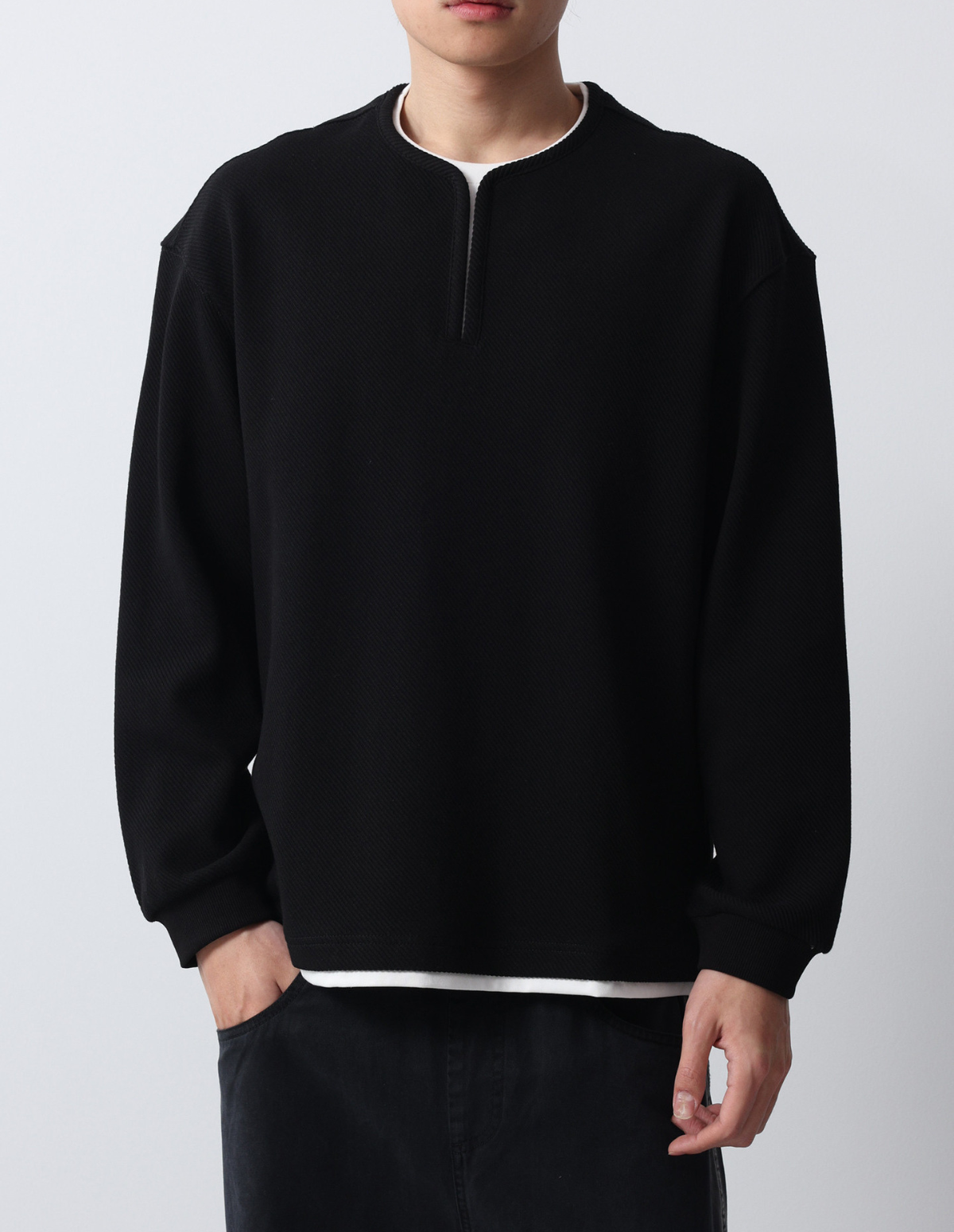 The Everly Henley Sweatshirt