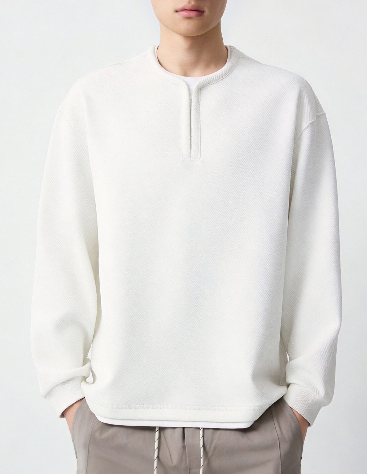 The Everly Henley Sweatshirt
