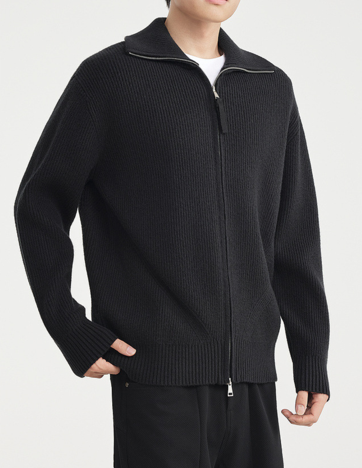 The Meridian Ribbed Cardigan