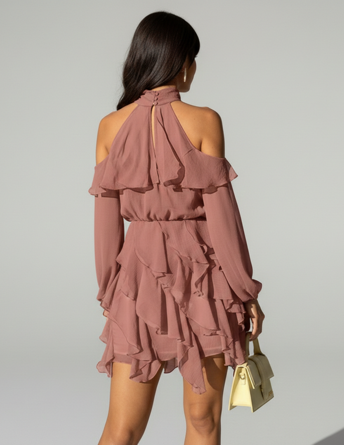 The Halterneck Off-Shoulder Dress