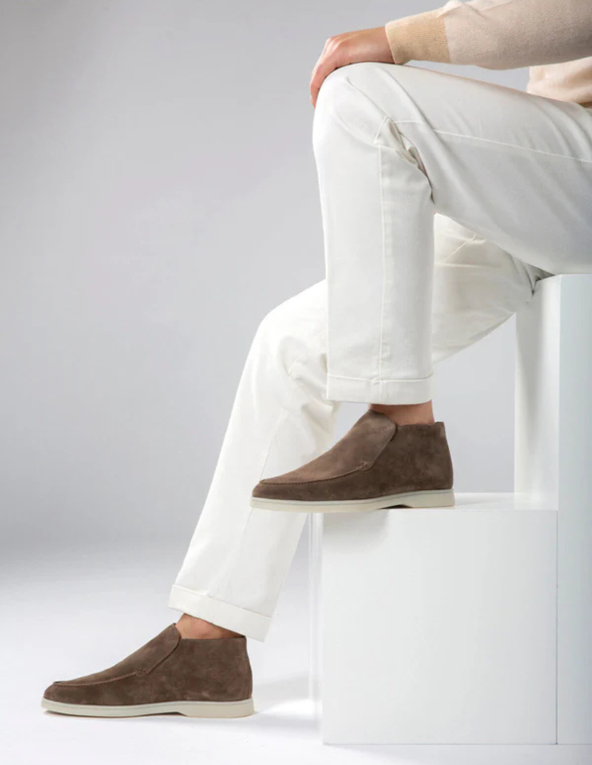 Léron – Clay Grey Loafer