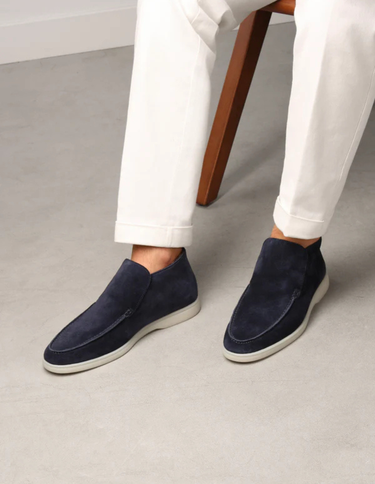 Léron – Navy Blue Loafer