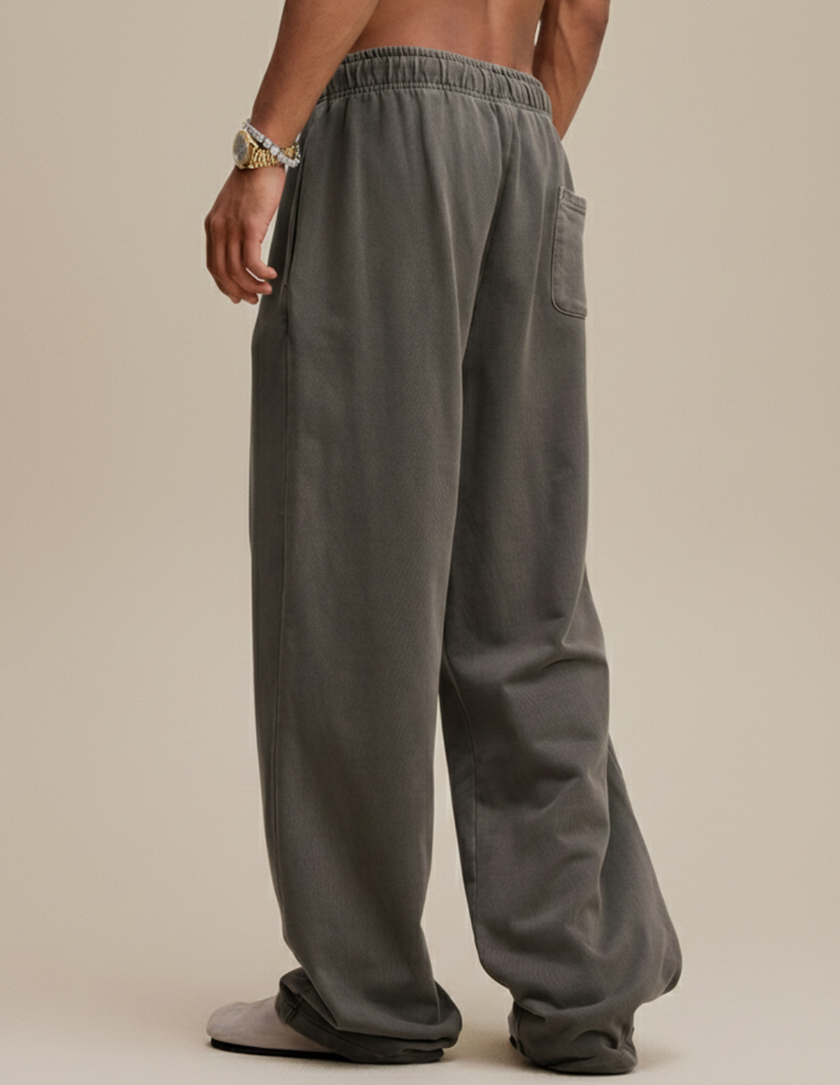 The Straight Washed Sweatpants