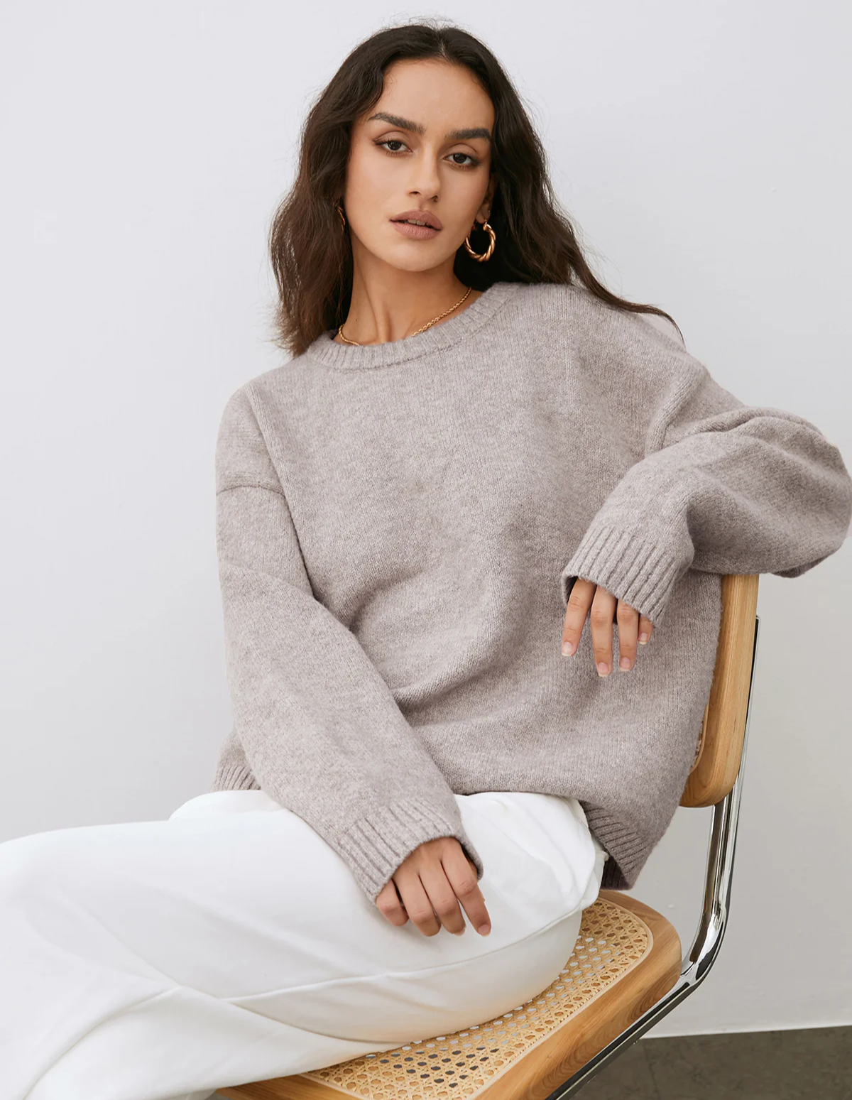 Lightweight Cloud Weather Pullover Sweater