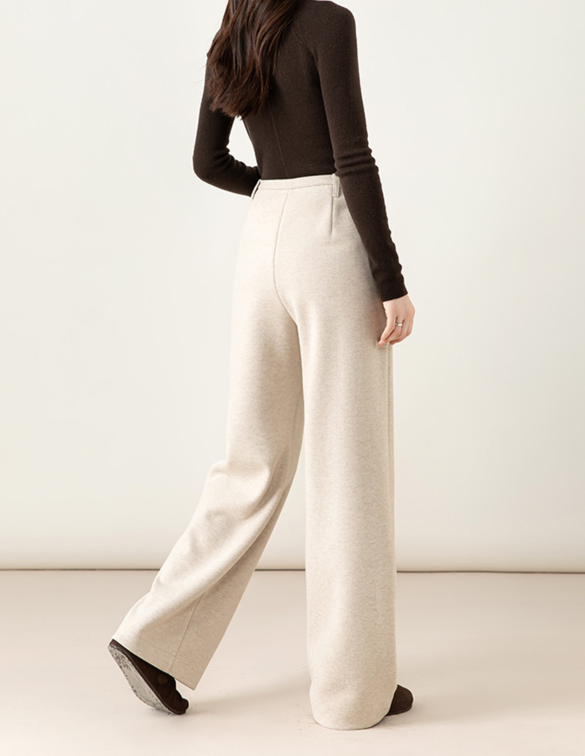 The Kaori Wool Wide Trousers