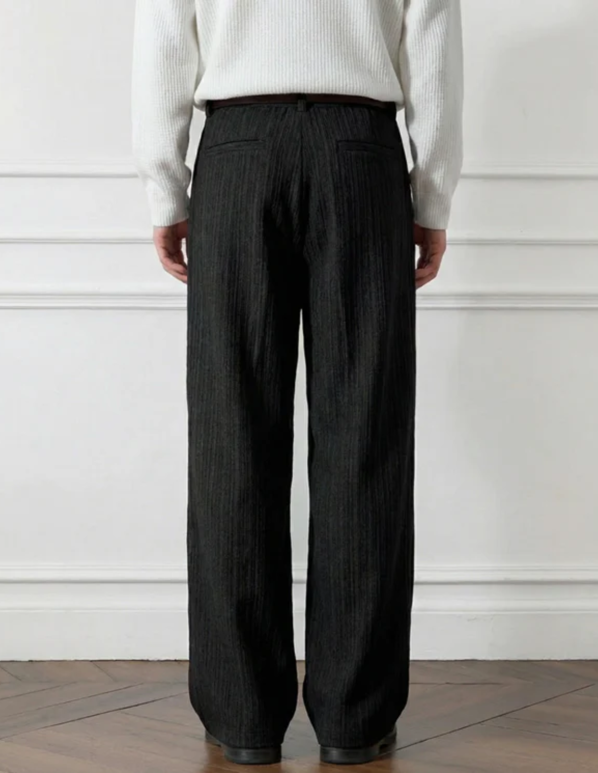 The Striped Straight Trousers