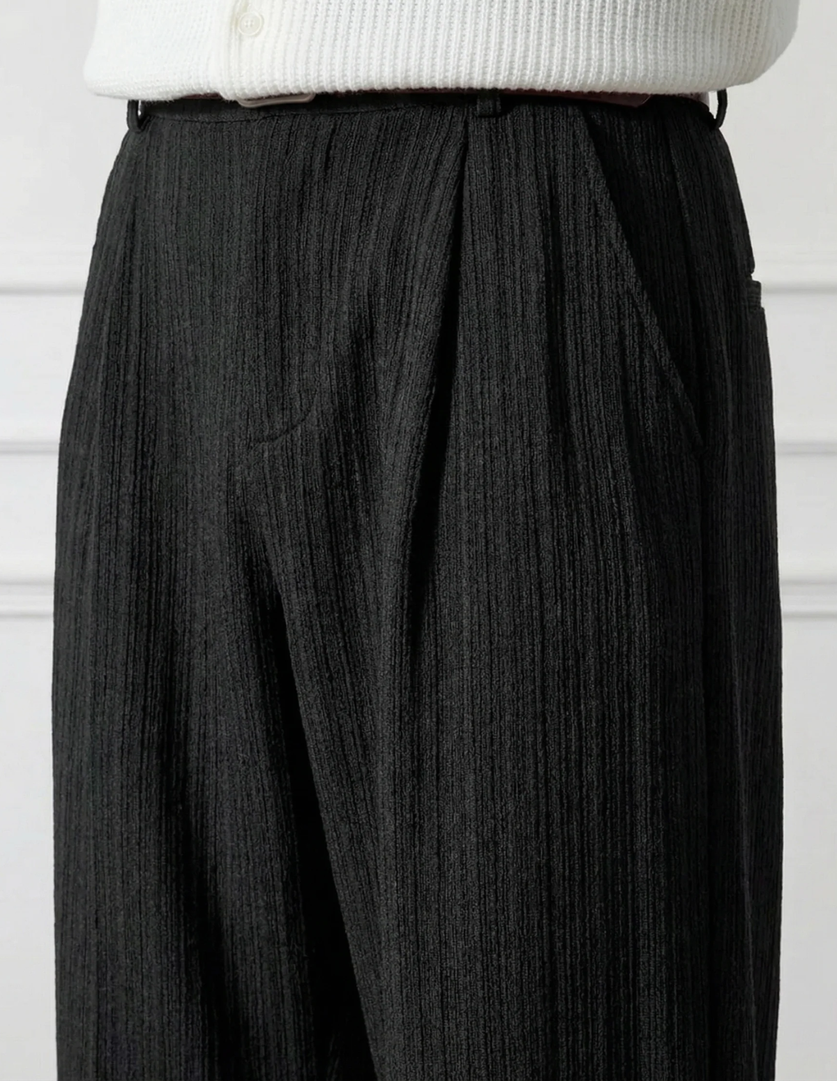 The Striped Straight Trousers