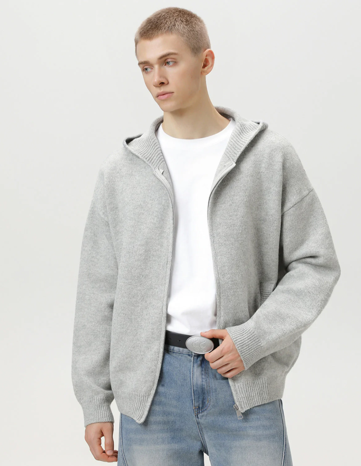 Zip-Up Cardigan Hoodie