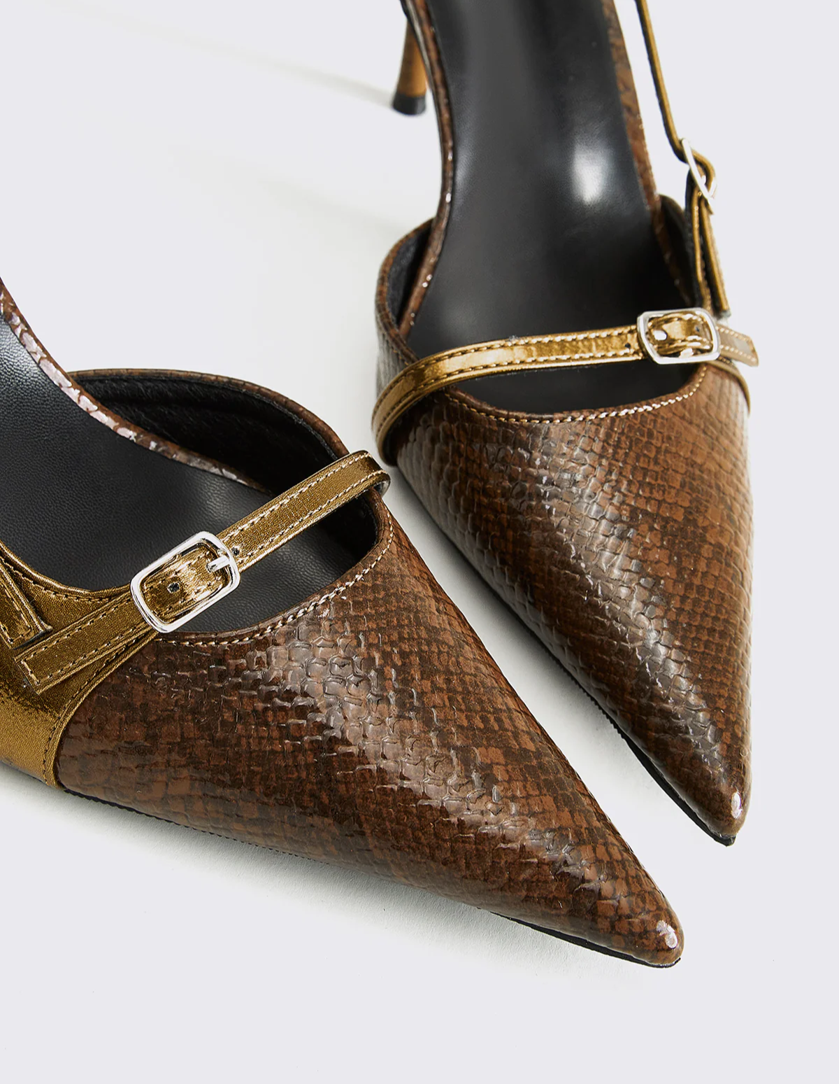 The Seraphine Snakeskin Pumps