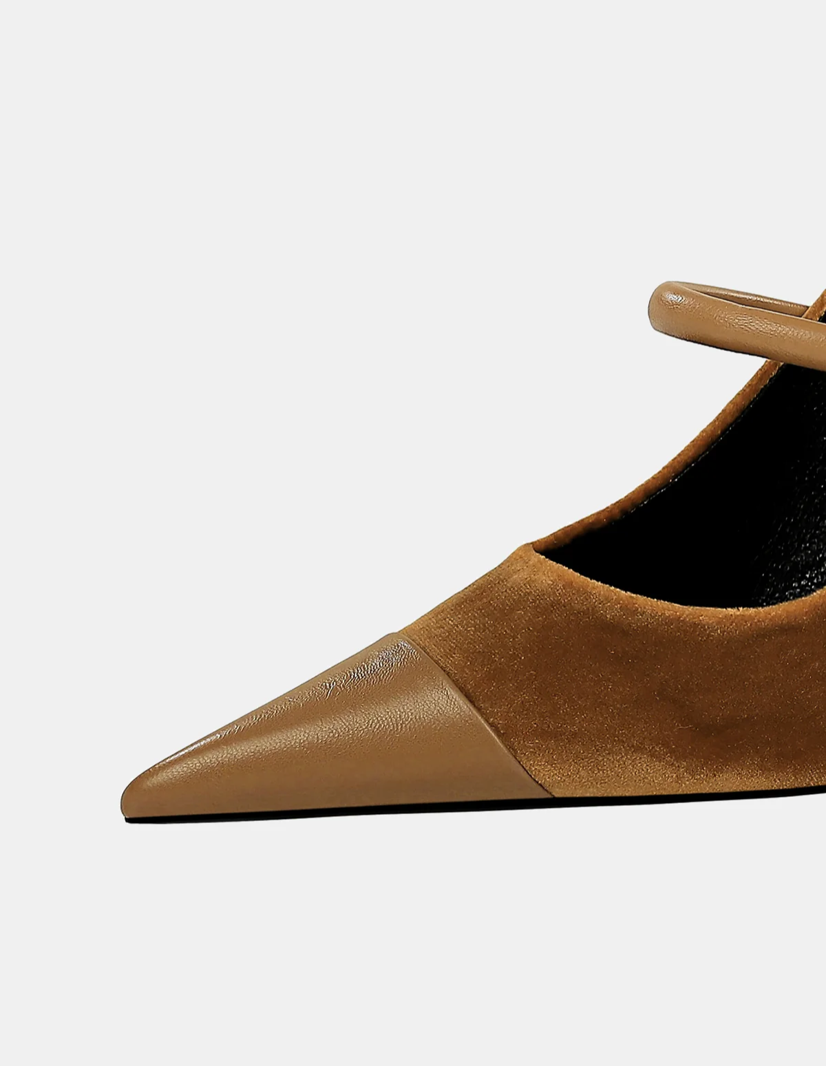 The Valerisse Suede Buckle Heels