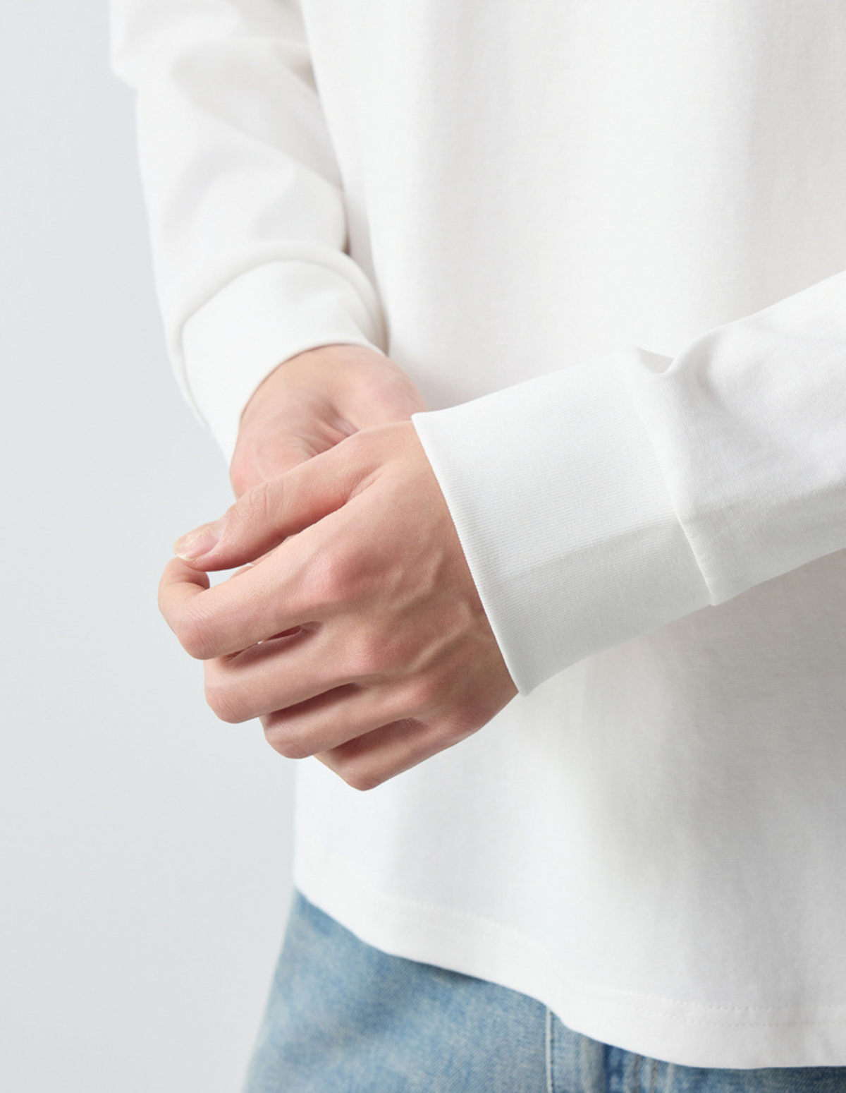 Elvian Ribbed Patchwork Long-Sleeve