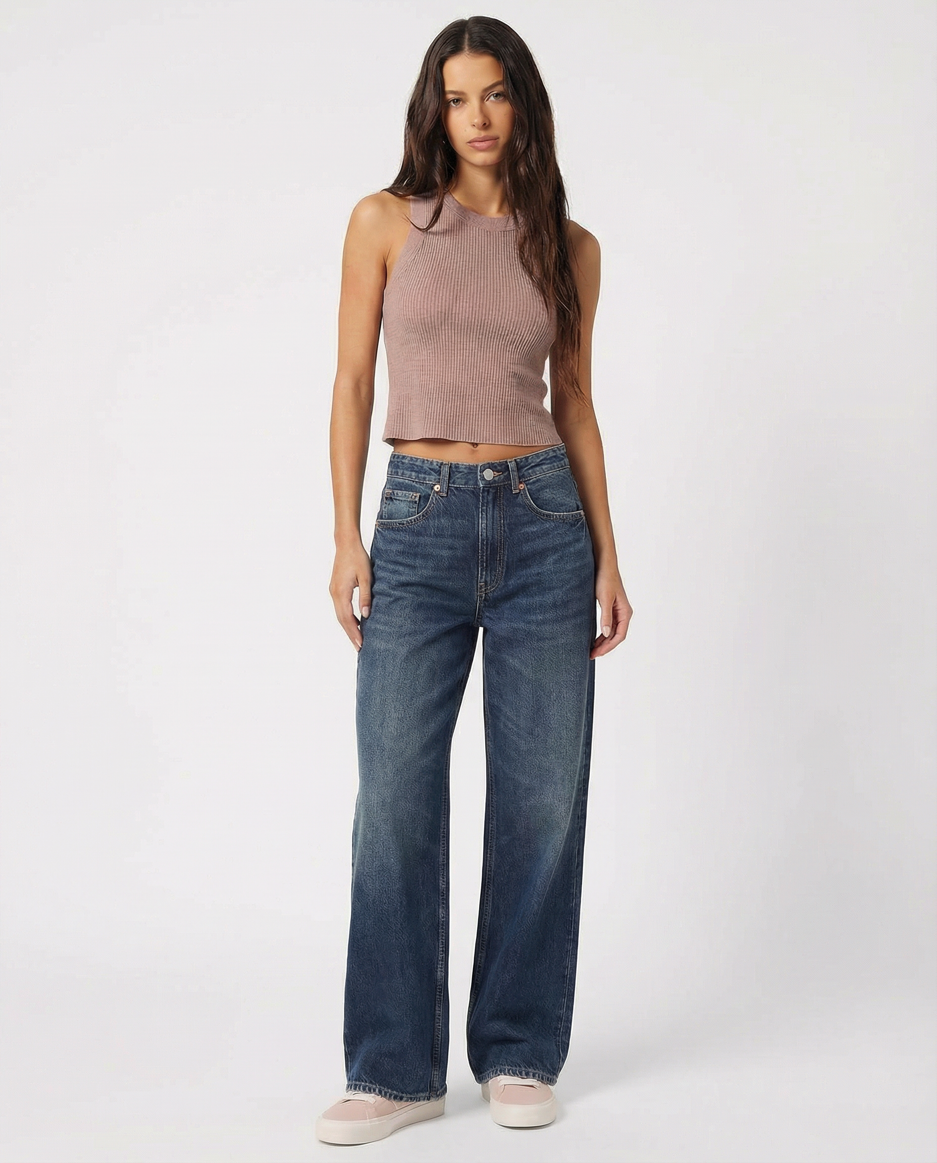 Selene High-Waist Wide-Leg Jeans