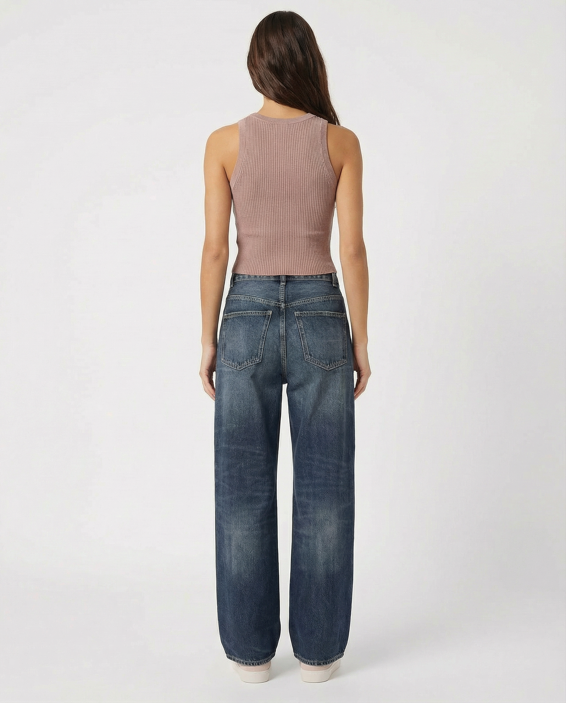 Selene High-Waist Wide-Leg Jeans