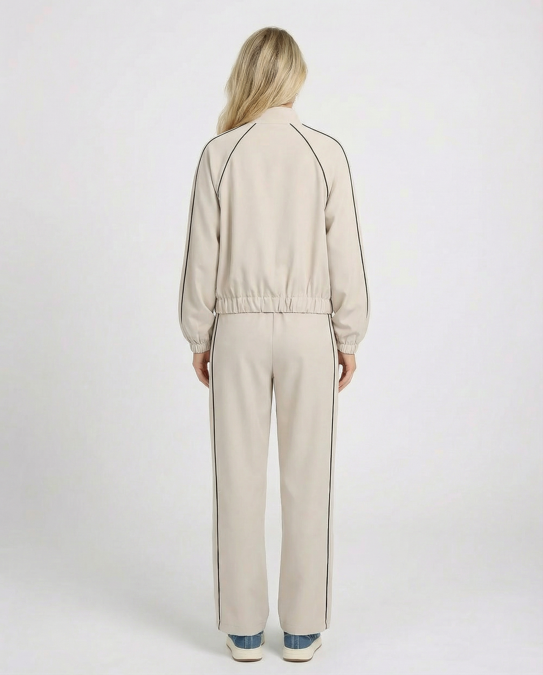 Elliot Contrast Bomber Pants Set