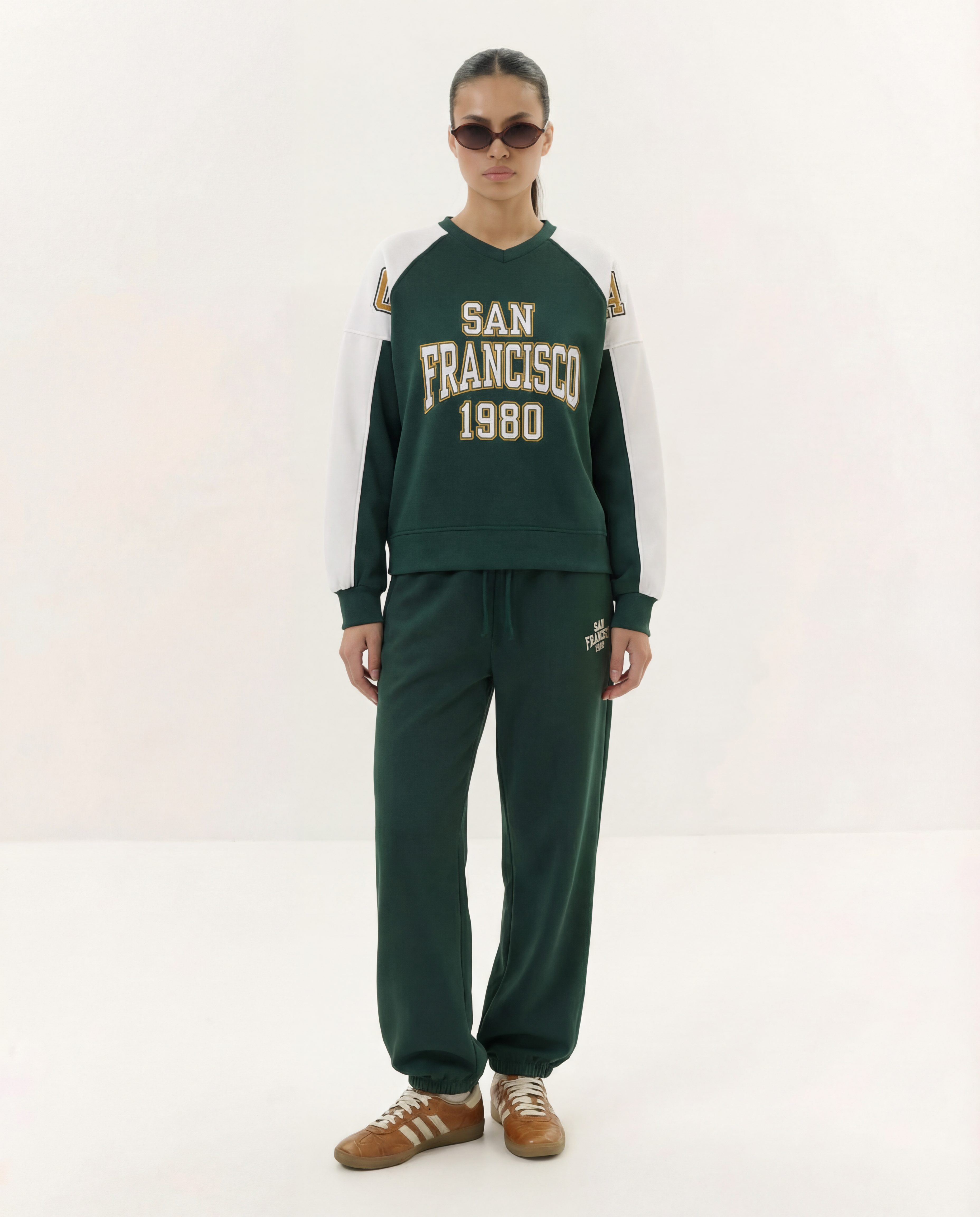 San Francisco Academy Print Sweat Set