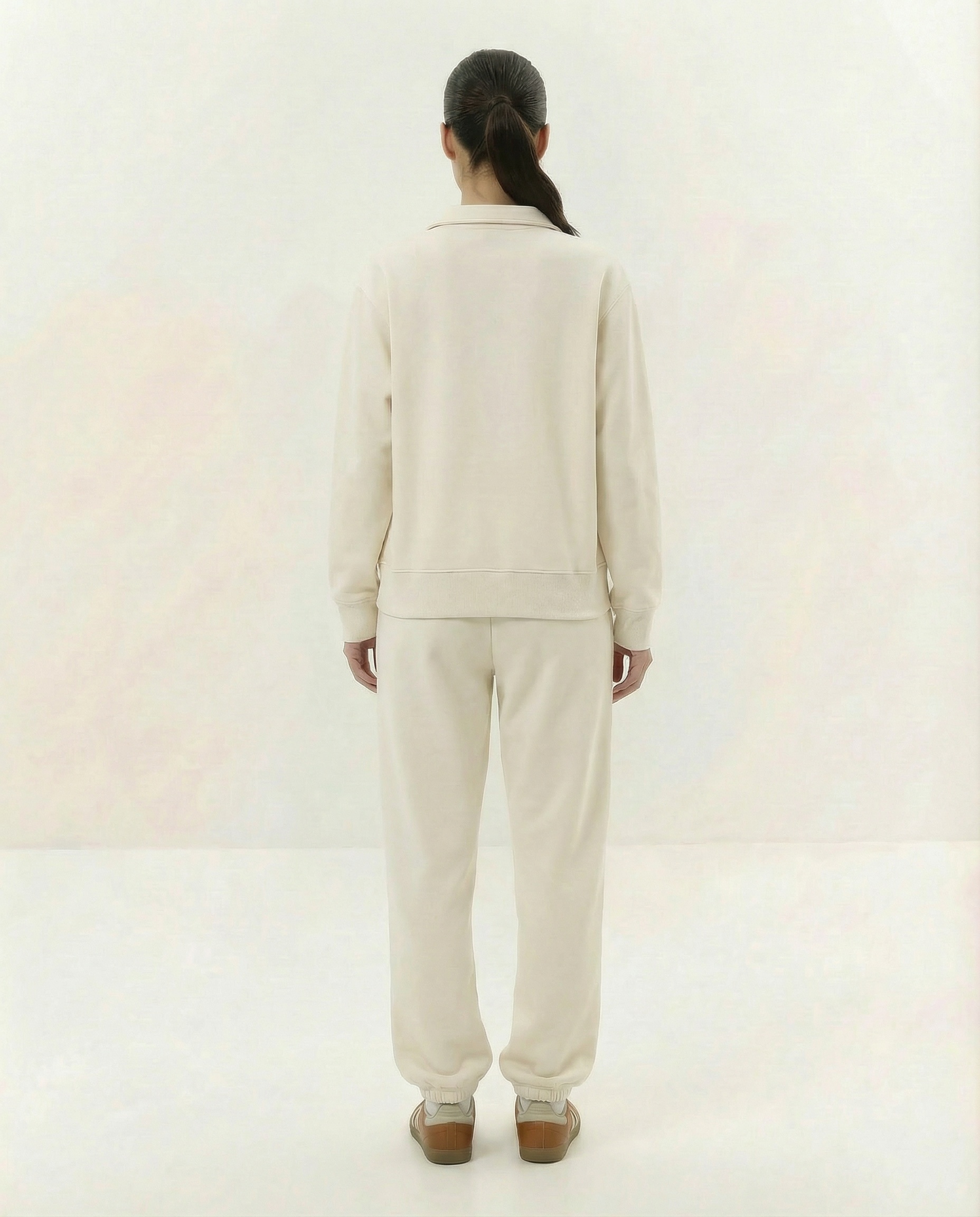 Michigan Embroidered Polo Jogger Set