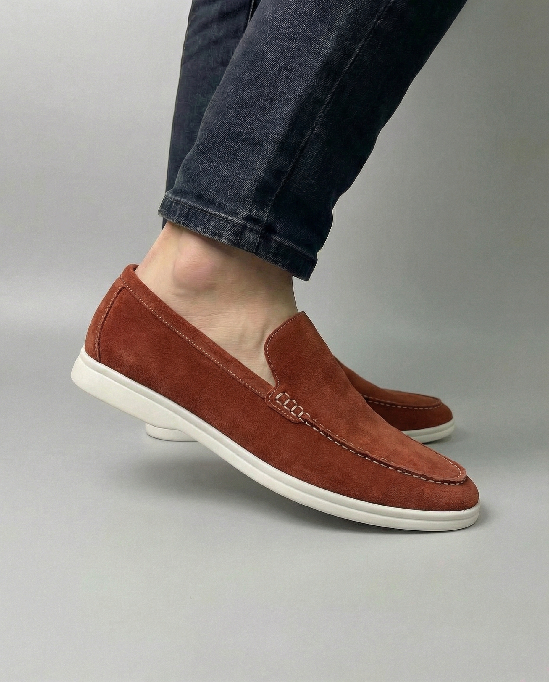Valmere Suede Penny Loafers