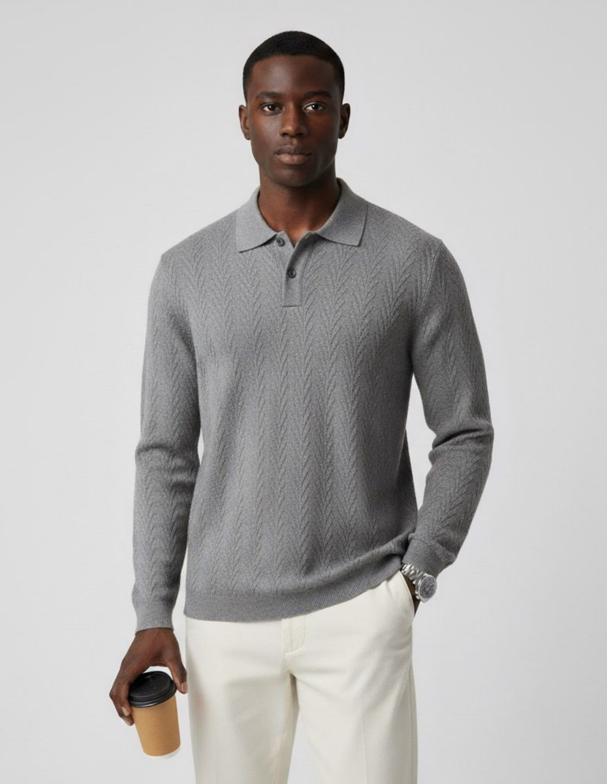 Arden Long Sleeve Polo
