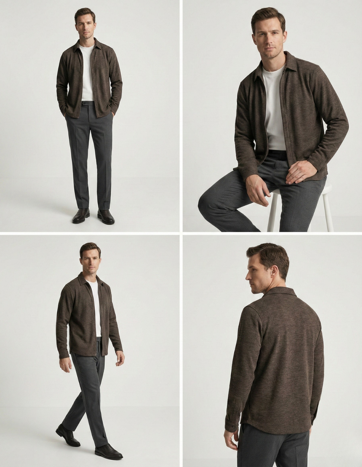 Ashford Wool Zip Shirt Jacket