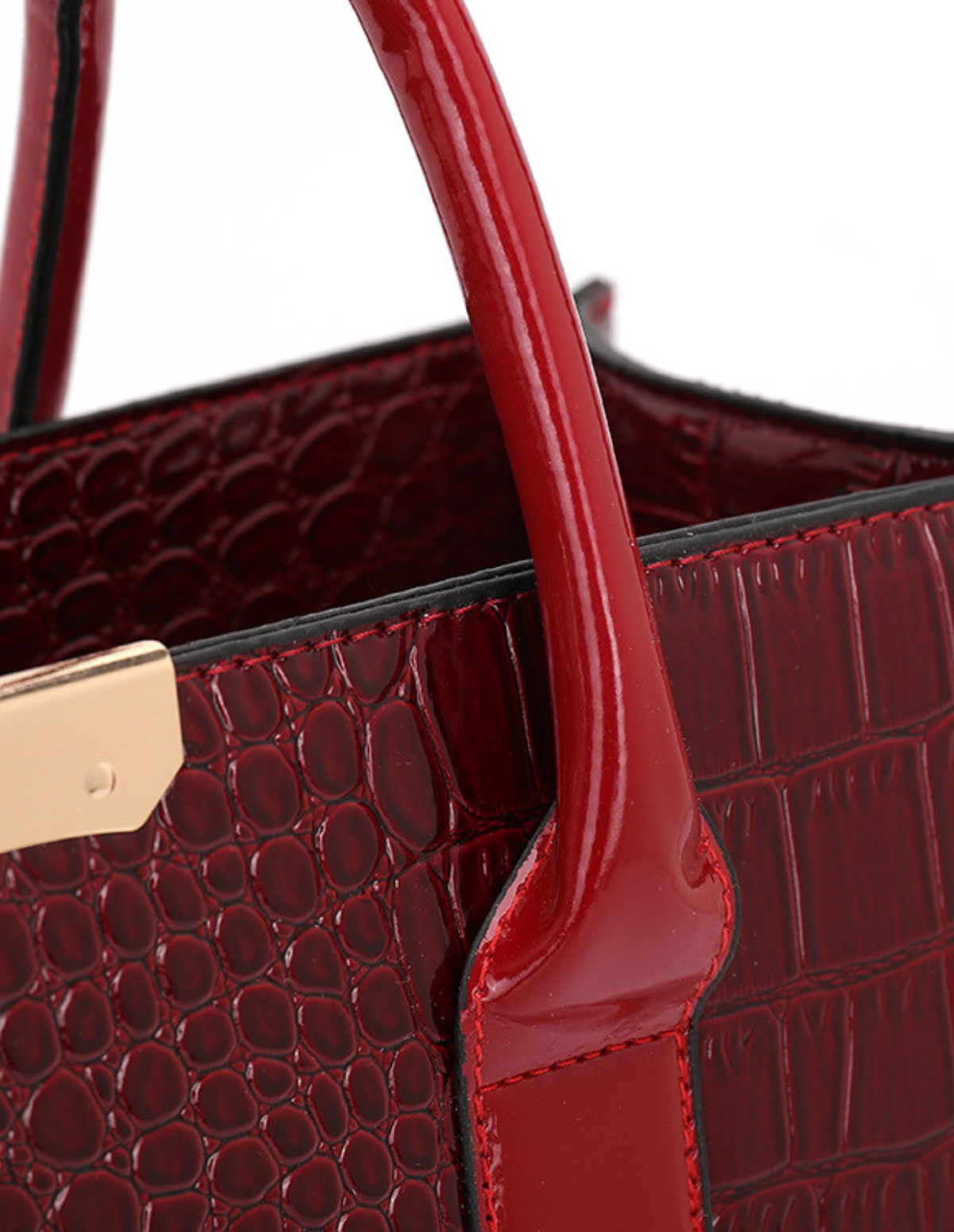 The Virelle Croc Tote