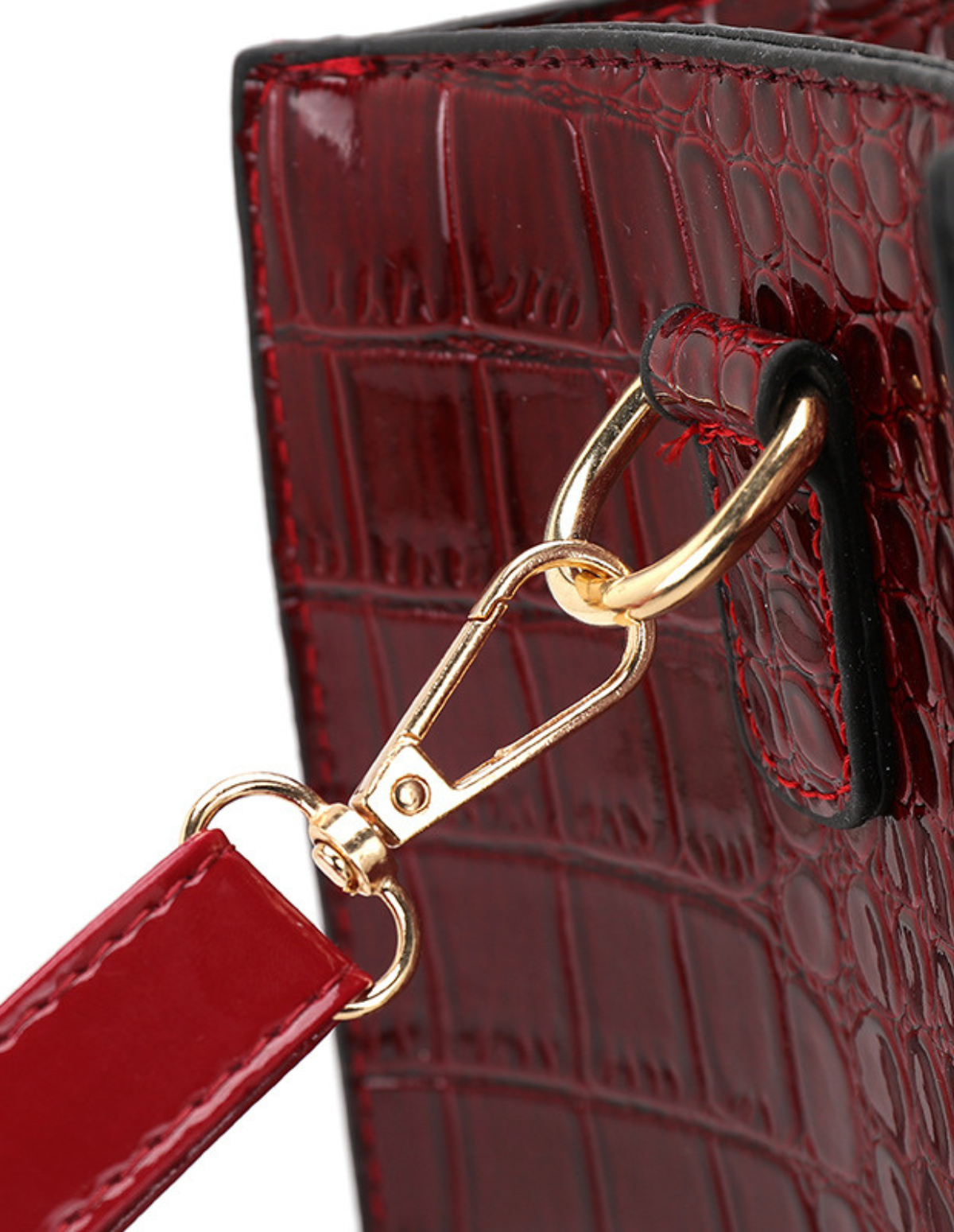 The Virelle Croc Tote