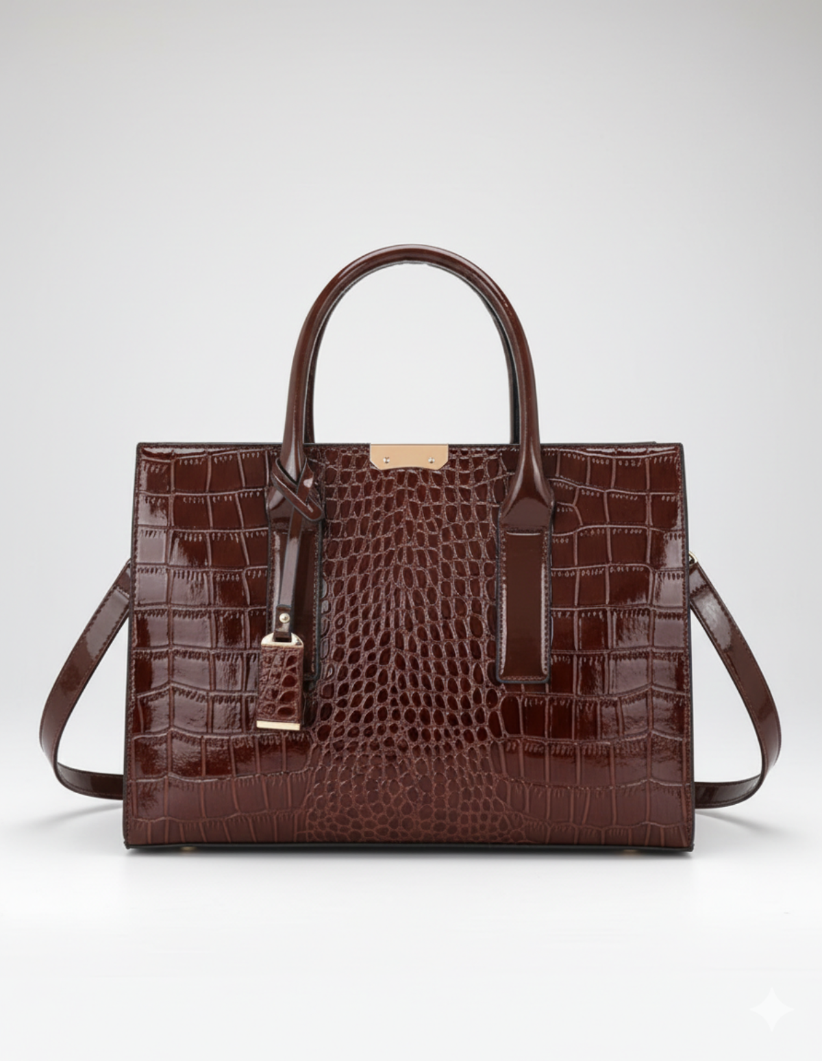 The Virelle Croc Tote