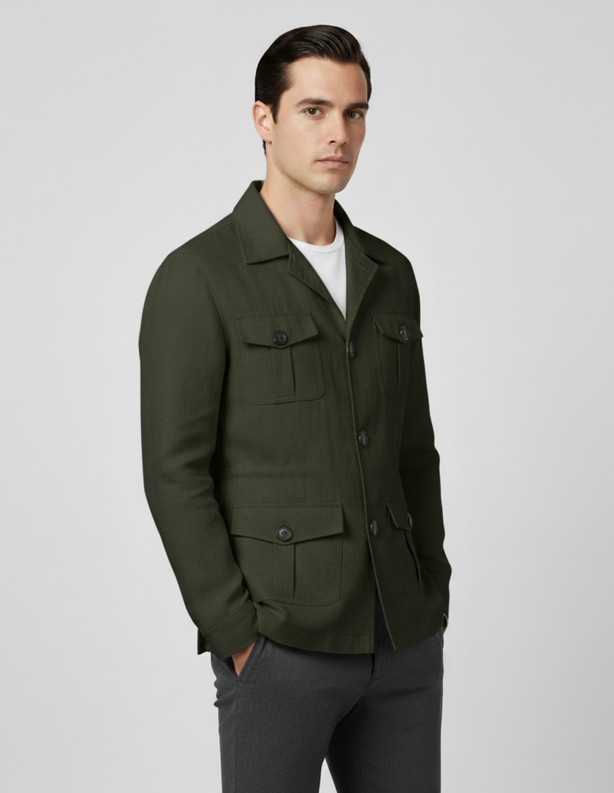 The Renford Linen Jacket
