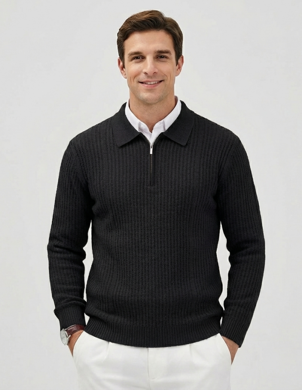 Harlan Cable Knit Sweater