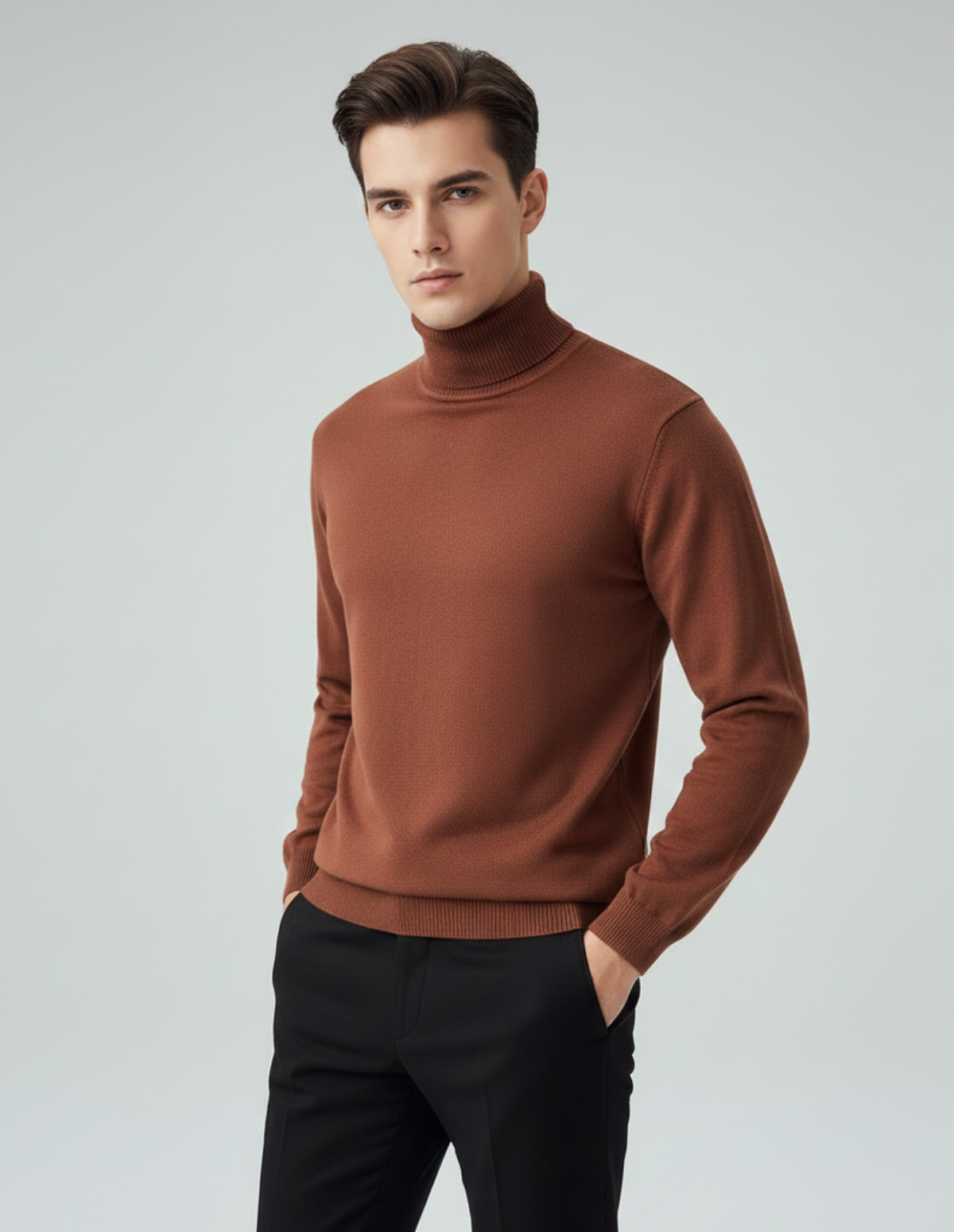 The Mayfair Reversible High-Neck Knit