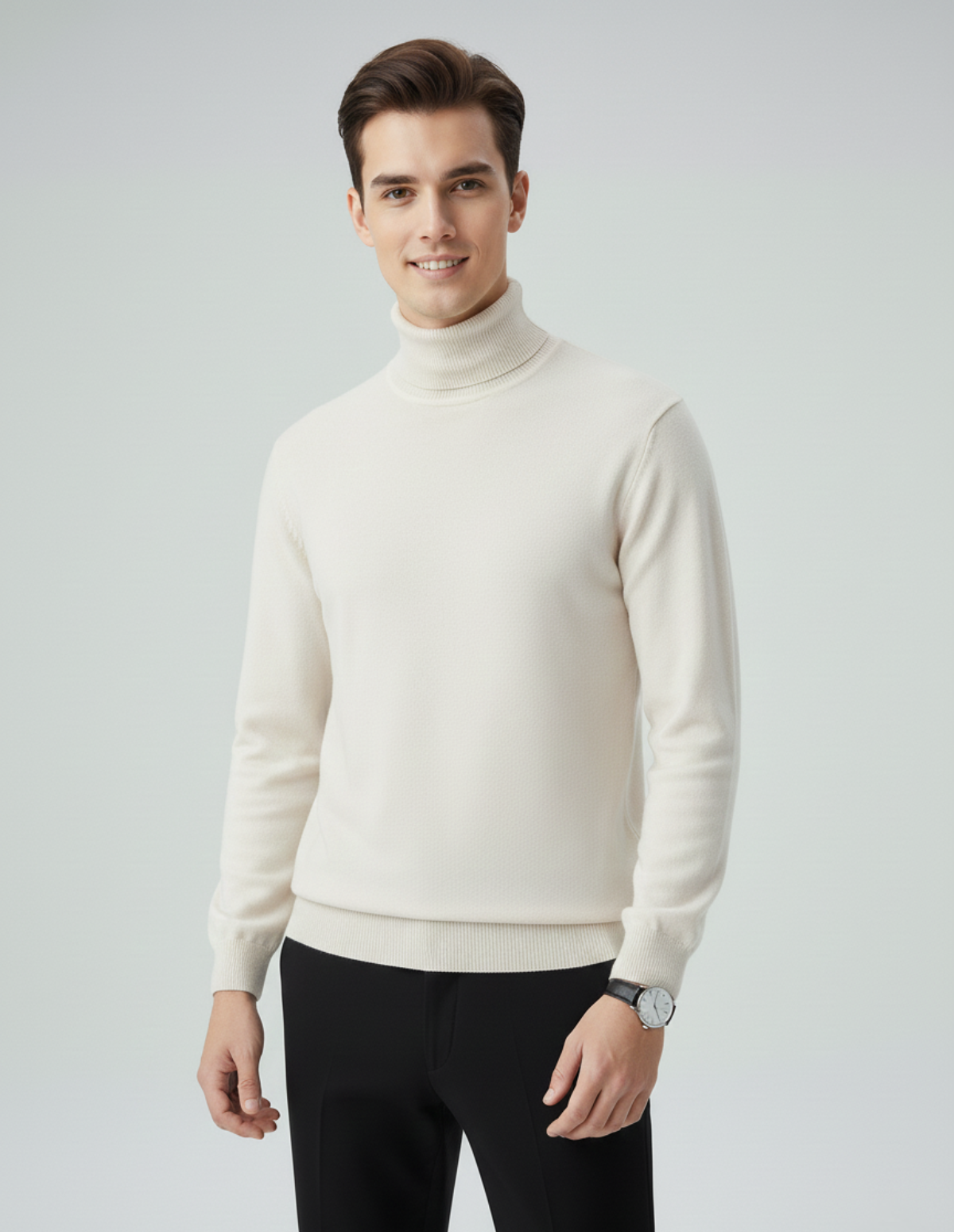The Mayfair Reversible High-Neck Knit
