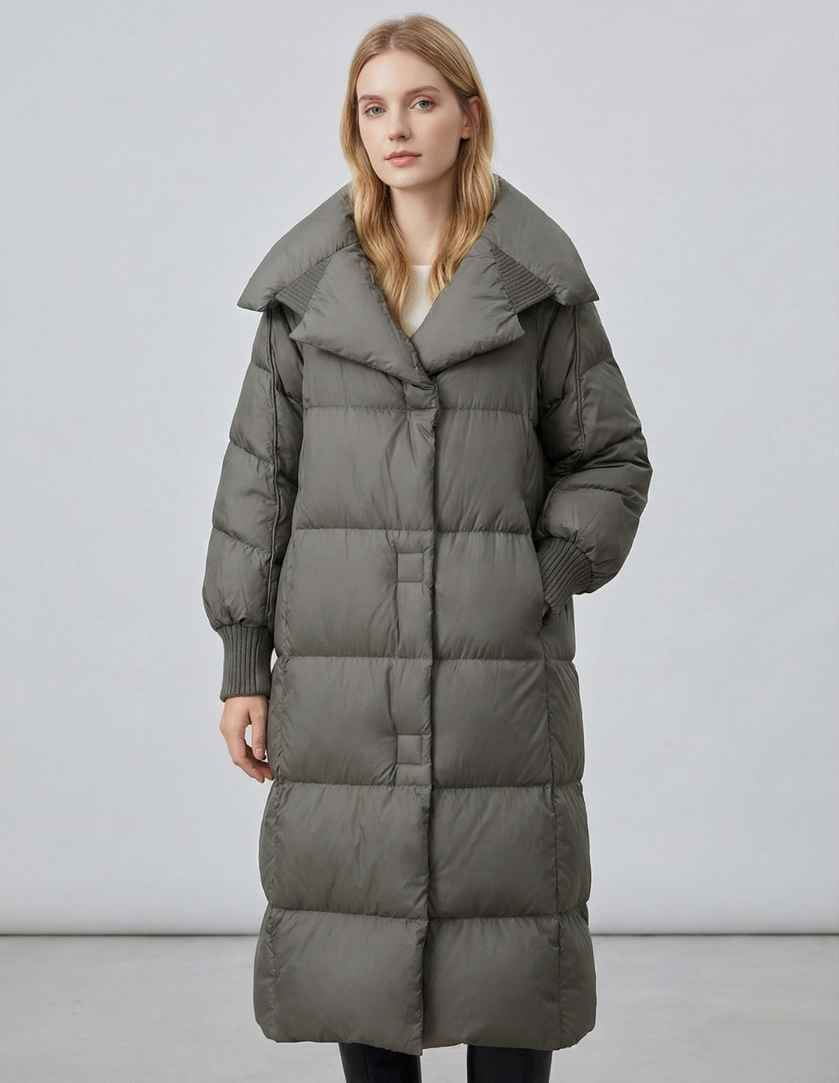 The Arden Long Padded Down Jacket