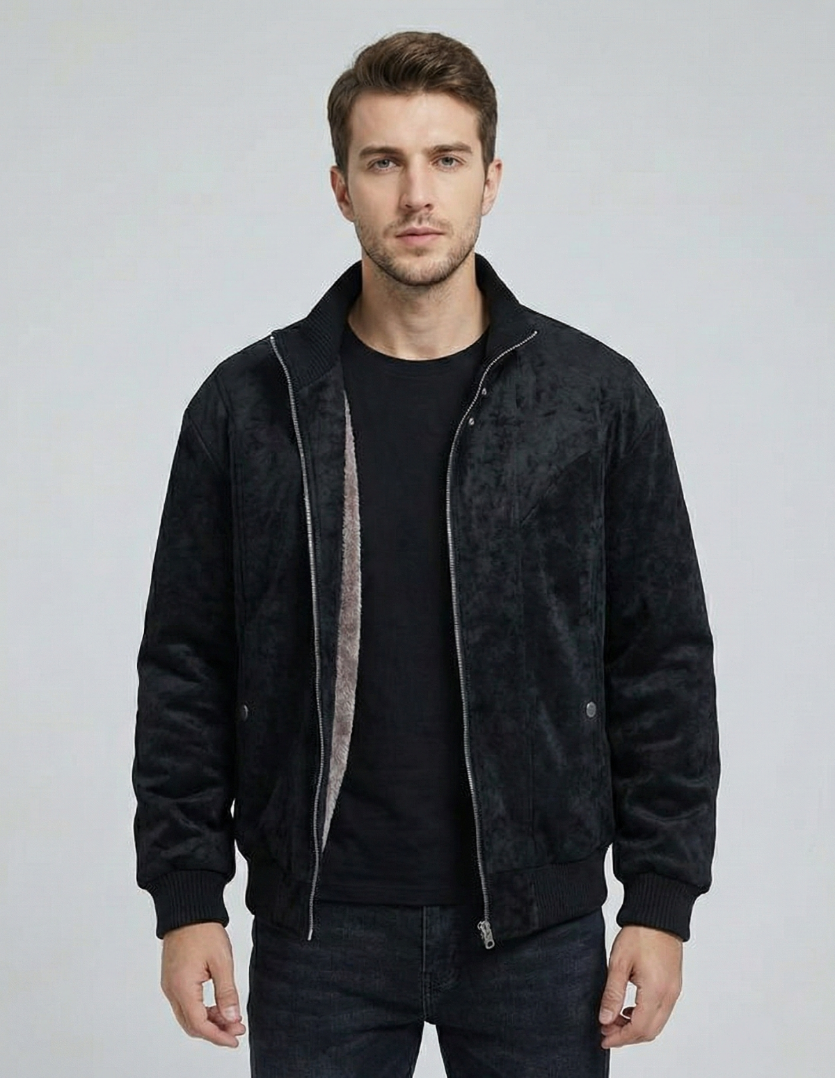 The Apollo Varsity Fleece Jacket