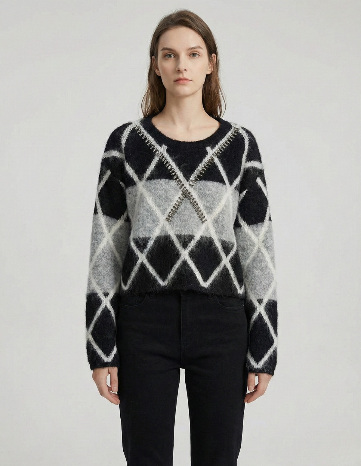 The Luma Striped Knit Base Top