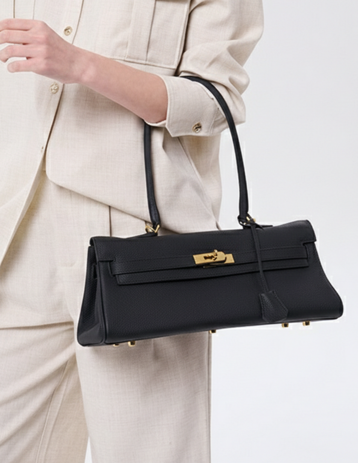 The Marais Kelly Underarm Leather Bag