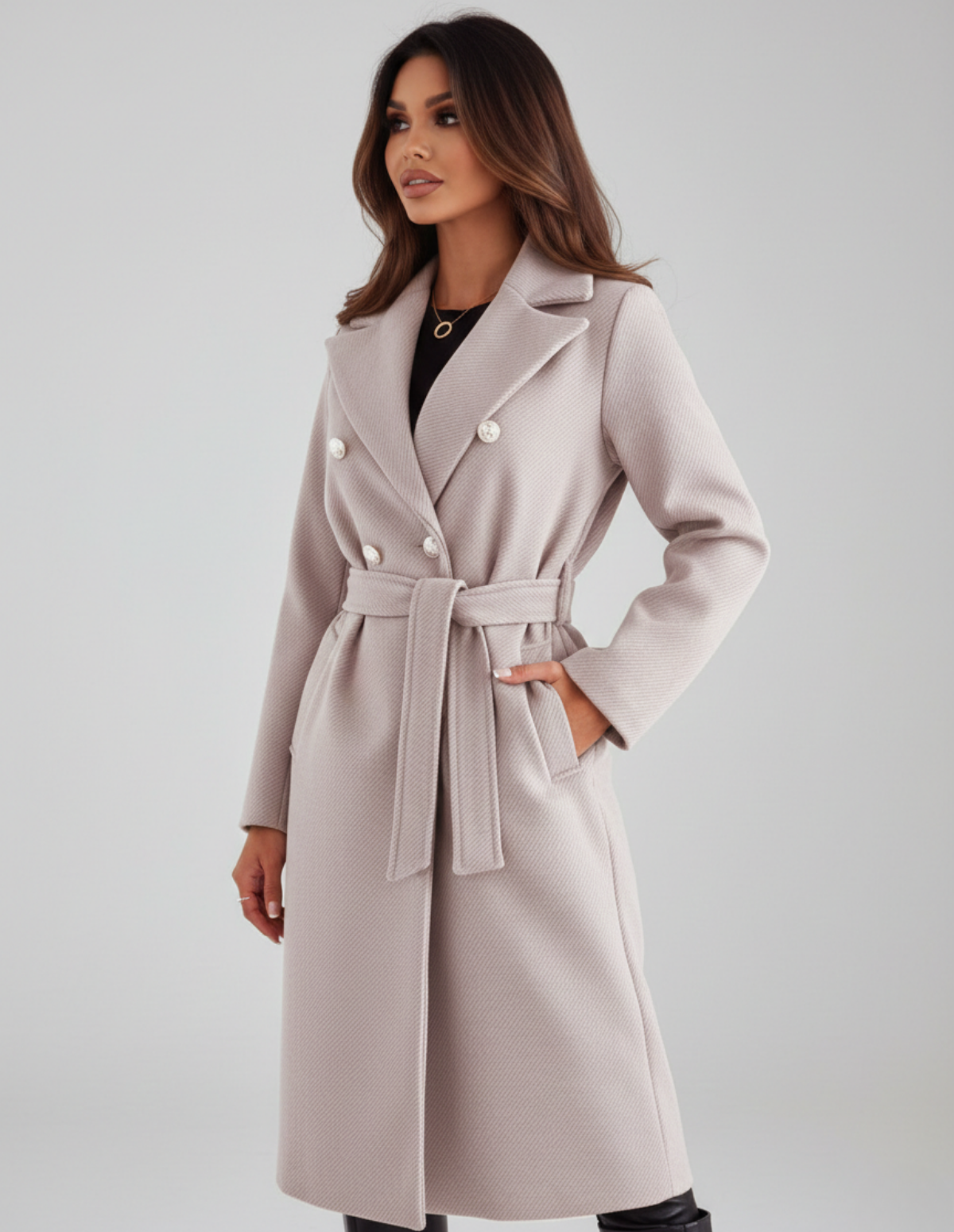 The Alderley Double-Breasted Wool Coat