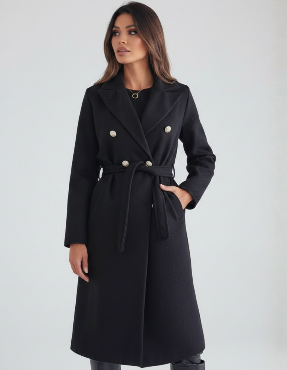 The Alderley Double-Breasted Wool Coat